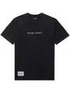 Izzue Logo-print Cotton T-shirt In Schwarz