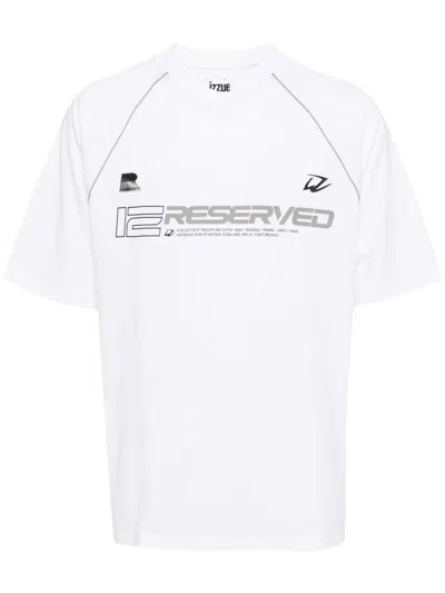 Izzue Logo-print Cotton T-shirt In White