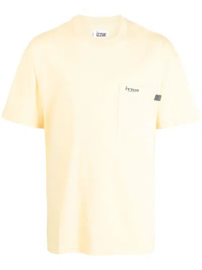 Izzue Logo-print Crew-neck T-shirt In Yellow