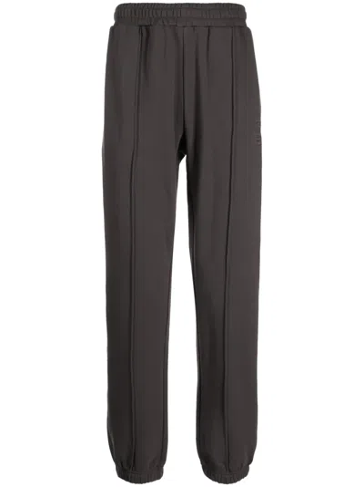 Izzue Seam-detail Tapered Track Pants In Grey