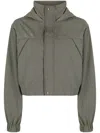 Izzue Logo-print Hooded Jacket In Green