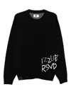 Izzue Logo-print Jumper In Black
