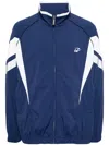 Izzue Logo-print Panelled Jacket In Blau