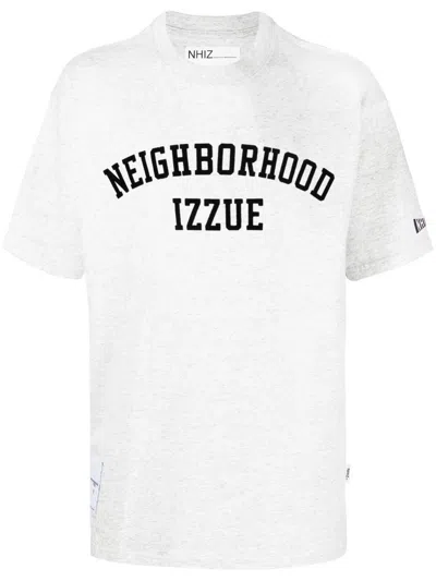 Izzue Logo-print Short-sleeve T-shirt In Grey
