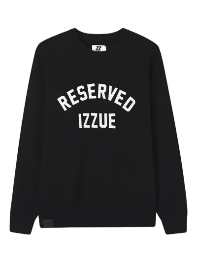 Izzue Logo-print Sweater In Black