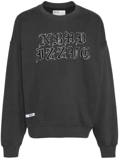 Izzue Logo Print Sweatshirt In Grey