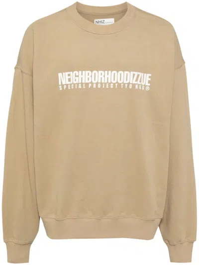 Izzue Logo Print Sweatshirt In Neutrals