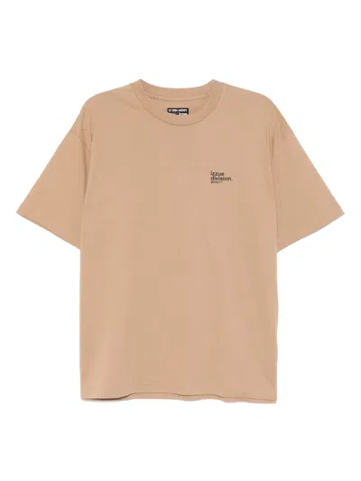 Izzue Logo-print T-shirt In Brown
