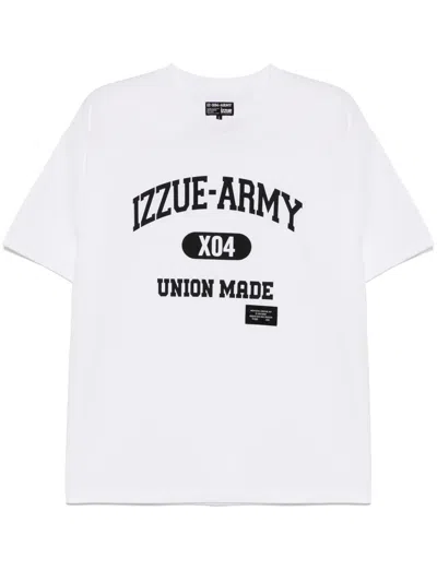 Izzue Logo-print T-shirt In White