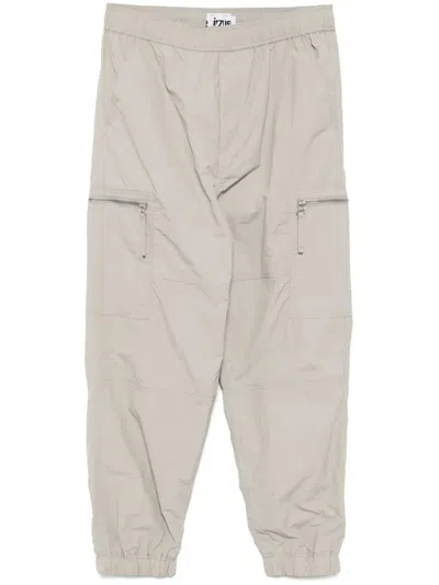 Izzue Logo-print Trousers In Neutrals