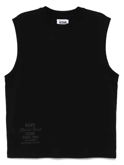 Izzue Weste Mit Logo-print In Black