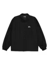Izzue Logo-printed Jacket In Black