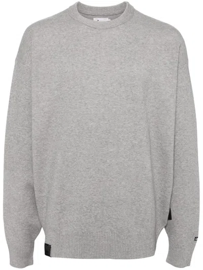 Izzue Logo-printed Jumper In Grey