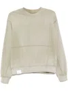 Izzue Logo-printed Sweatshirt In Neutrals