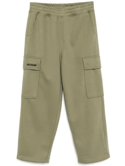 Izzue Logo Sweatpants In Green