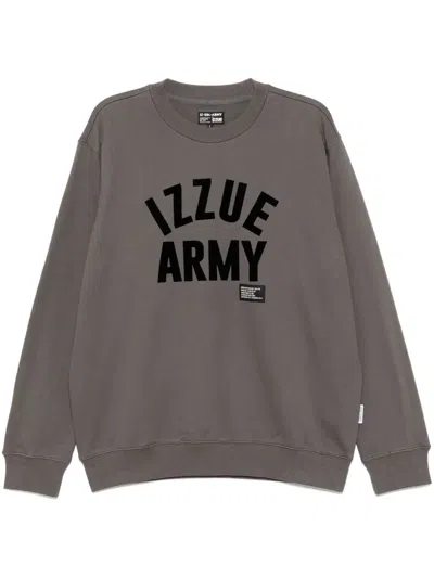Izzue Sweatshirt Mit Logo In Grau