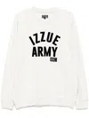 Izzue Logo Sweatshirt In White