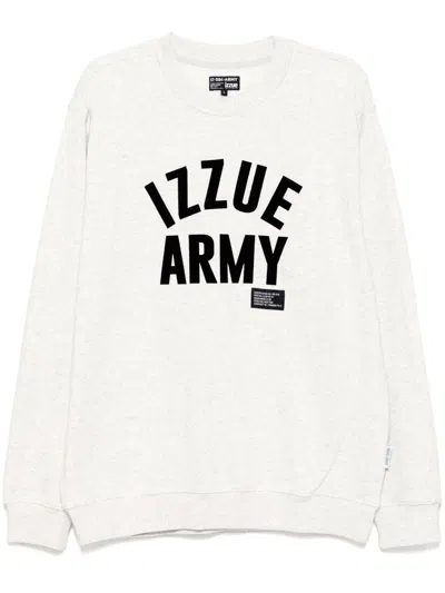 Izzue Logo Sweatshirt In White