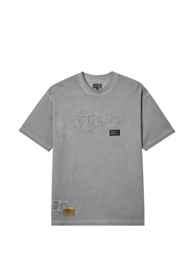 Izzue Logo-detail T-shirt In Gray