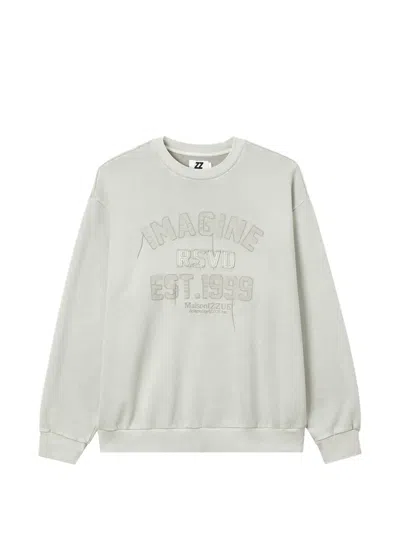 Izzue Logo-embroidered Sweatshirt In Gray