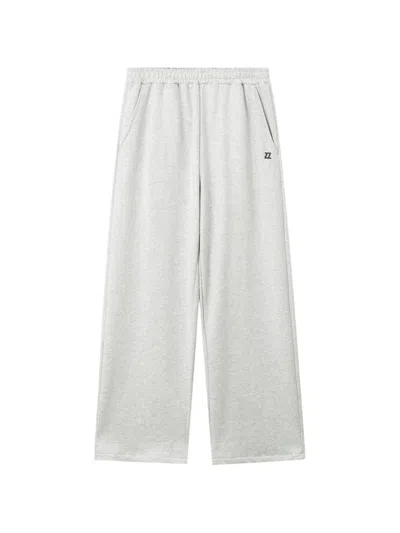 Izzue Logo-embroidered Track Pants In Gray