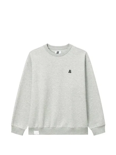 Izzue Pullover Mit Logo-patch In Gray