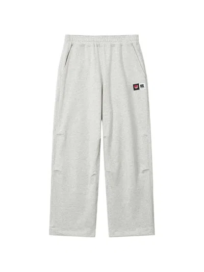 Izzue Logo-patch Track Pants In Gray
