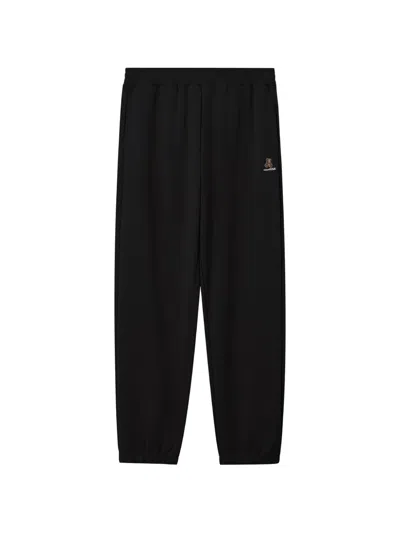 Izzue Logo-patch Track Pants In Black