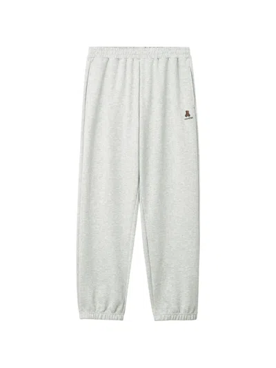 Izzue Logo-patch Track Pants In Gray