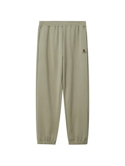 Izzue Logo-patch Track Pants In Green