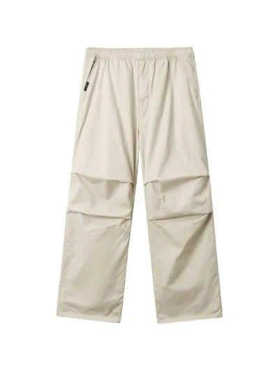 Izzue Logo-patch Trousers In Neutral