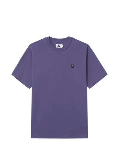 Izzue Logo-patch T-shirt In Purple