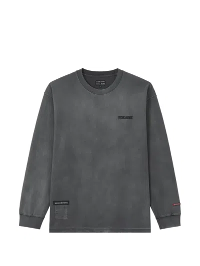 Izzue Logo-print Long-sleeve T-shirt In Gray