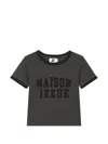 Izzue Logo-print Ringer T-shirt In Gray