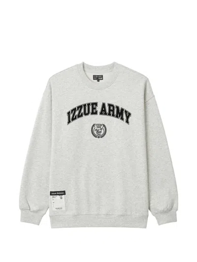 Izzue Logo-print Sweatshirt In Gray