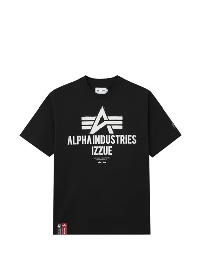 Izzue Logo-print T-shirt In Black