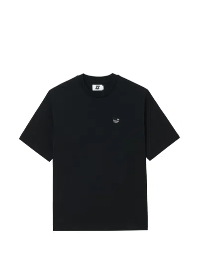 Izzue Logo-printed Short-sleeve T-shirt In Black