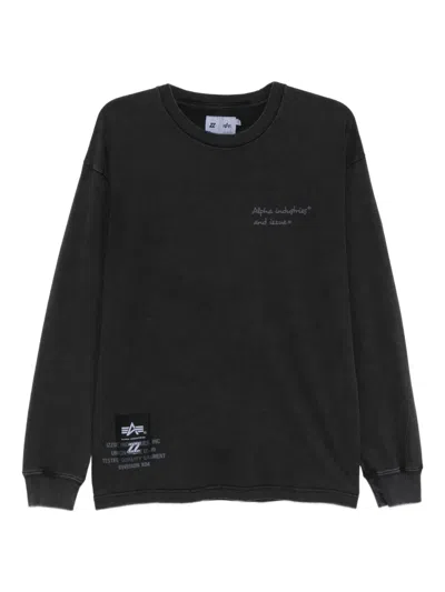 Izzue Long-sleeve T-shirt In Black