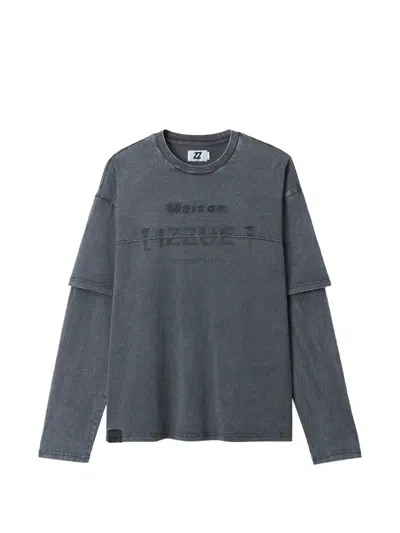 Izzue Long Sleeve T-shirt In Blue