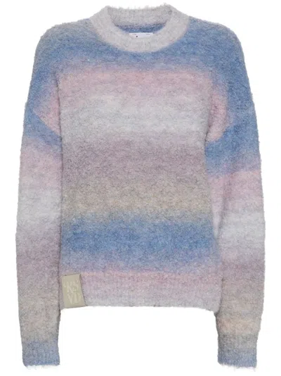 Izzue Long-sleeved Crew-neck Jumper In Purple