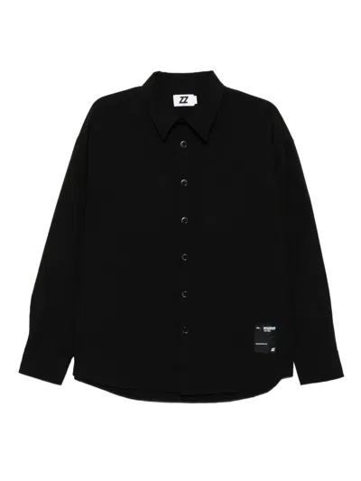 Izzue Long-sleeved Shirt In Black