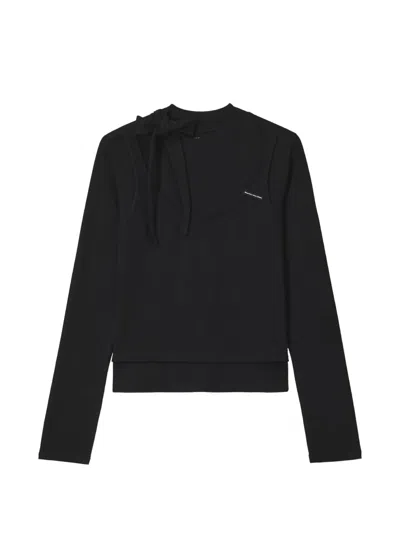 Izzue Long-sleeve Top In Black