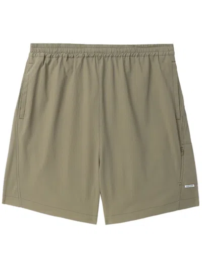 Izzue Mid-rise Wide-leg Shorts In Neutrals