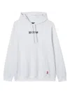 Izzue Mountain-print Hoodie In White