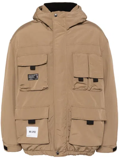 Izzue Multi-pockets Jacket In Neutrals