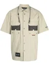 Izzue Multiple-pockets Short-sleeved Shirt In Brown