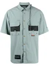 Izzue Multiple-pockets Short-sleeved Shirt In Grün
