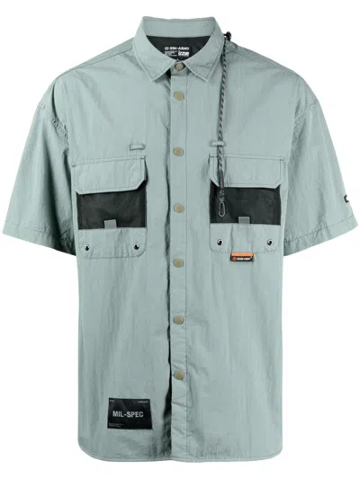 Izzue Multiple-pockets Short-sleeved Shirt In Grün