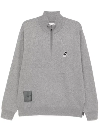 Izzue Nhiz Logo Jumper In Grey