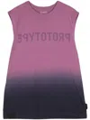 Izzue Ombré-effect Cotton Tank Top In Purple